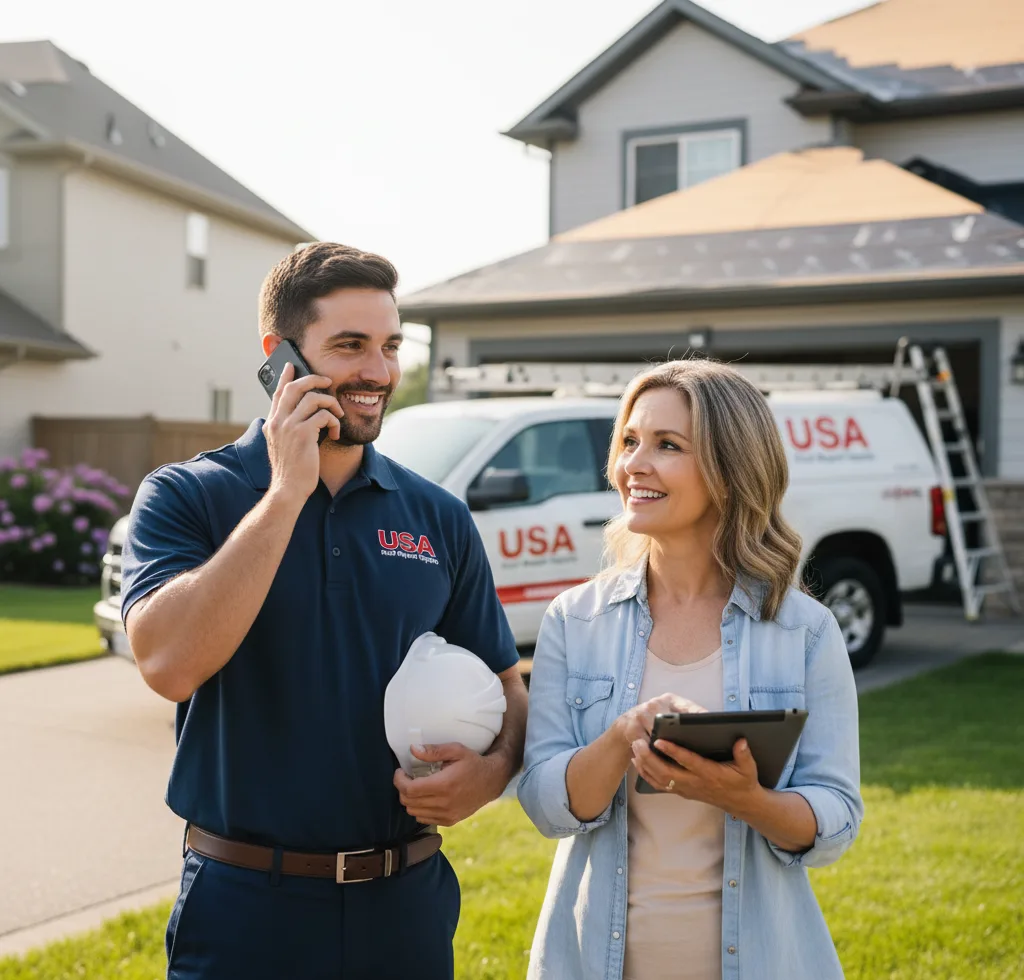 USA Roof Repair Experts customer support in Pender